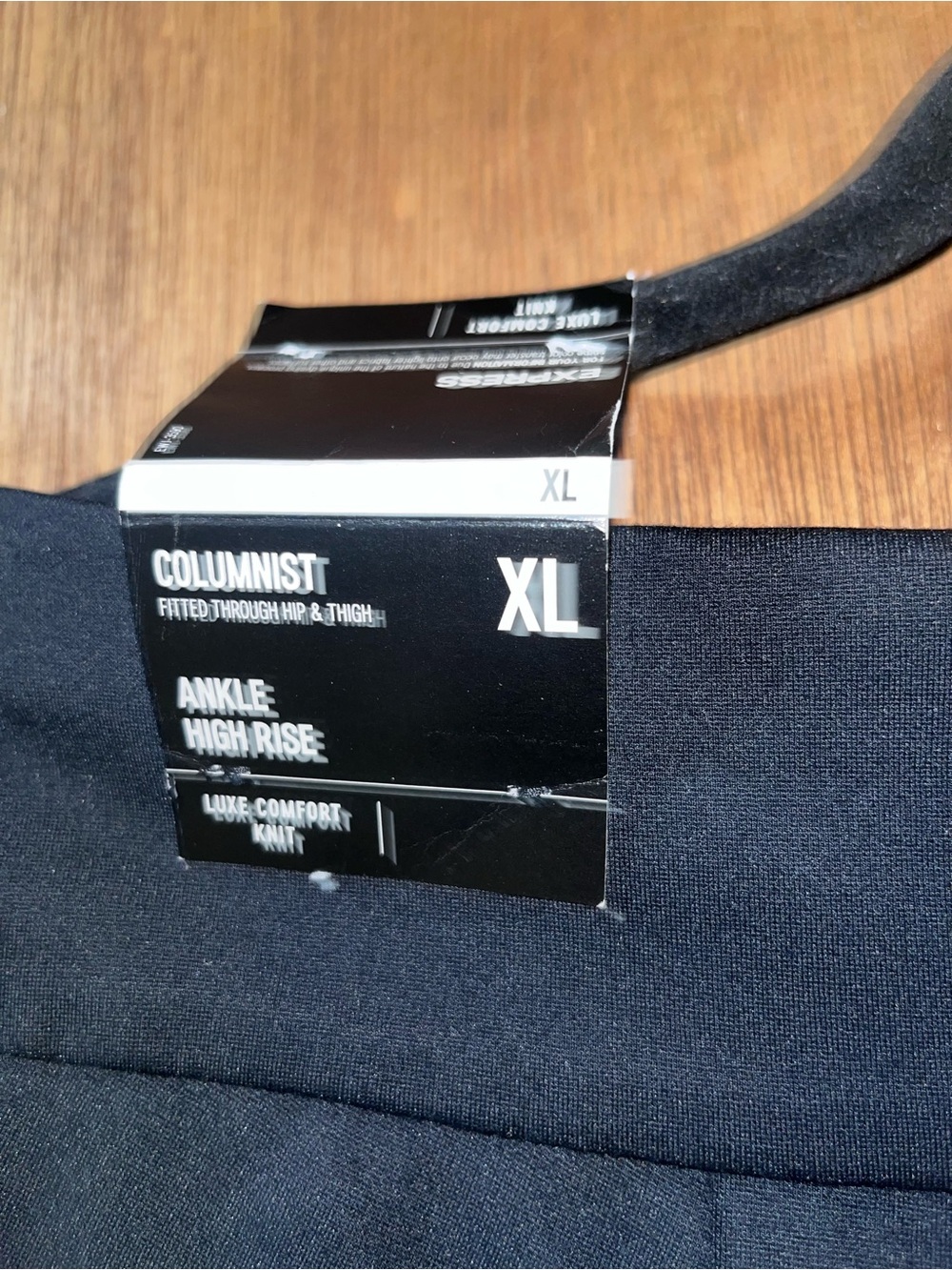 Express Black Dress Pants with Back Welt Pocket - Picture 4 of 4